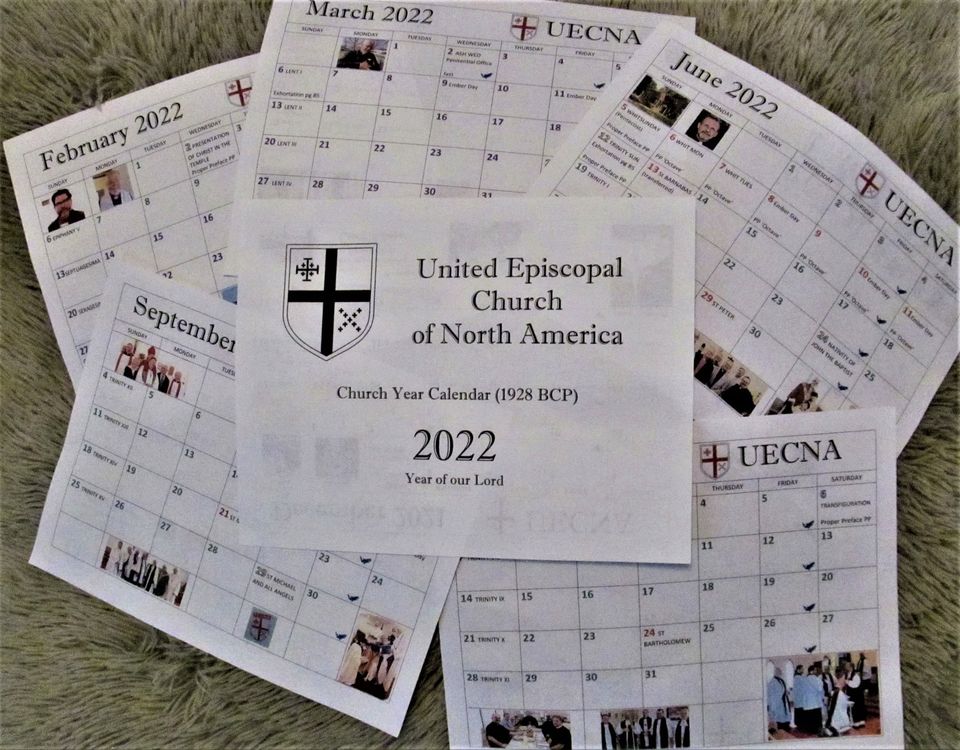 Episcopal Calendar 2022 2022 Church Calendar Available - United Episcopal Church Of North America